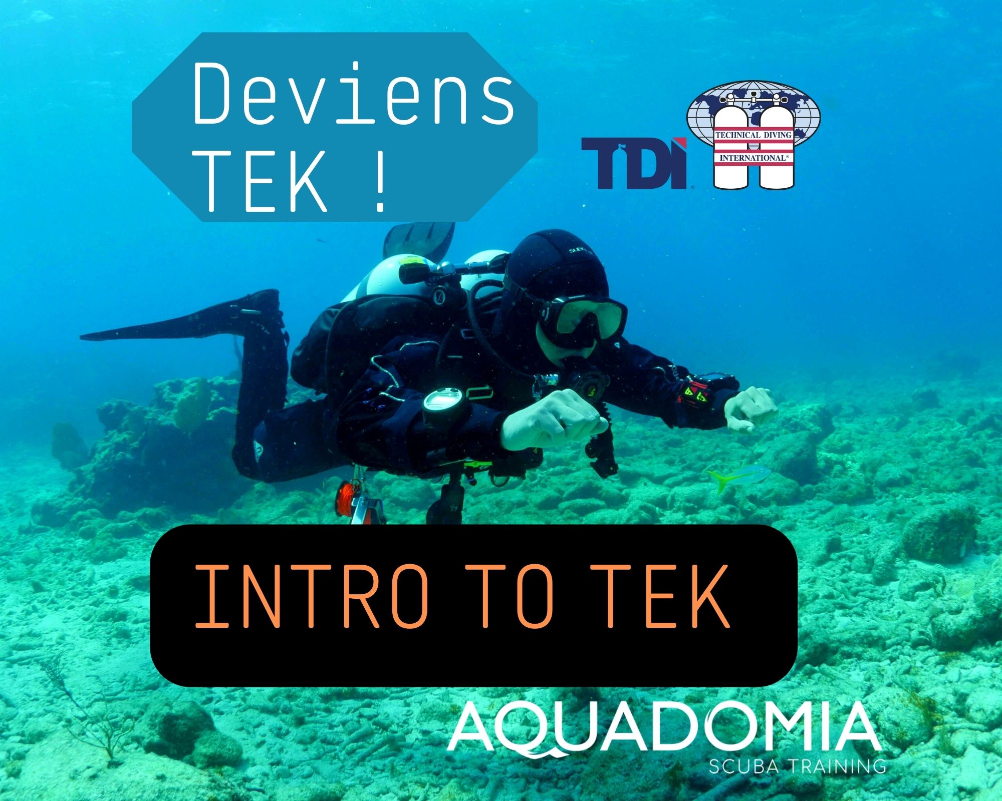 Formation Intro to TEK TDI Marseille Parc des Calanques, cours privés