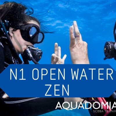 Open water zen niveau 1 plongée