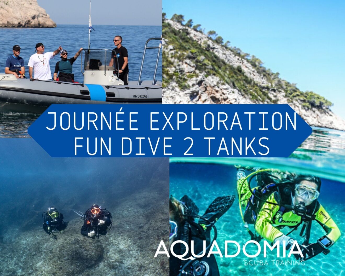 Diving exploration Marseille