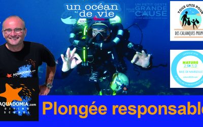 Responsible diving: Aquadomia participates in the actions and projects of protection and restoration Nature 2050