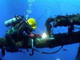 Work in diving